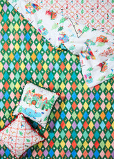 Capa de Edredom Infantil - Natal no Polo Norte